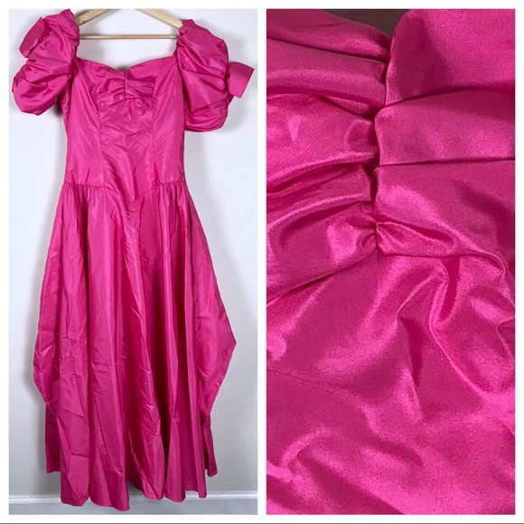 Vintage 80s Prom Dresses with Sleeves